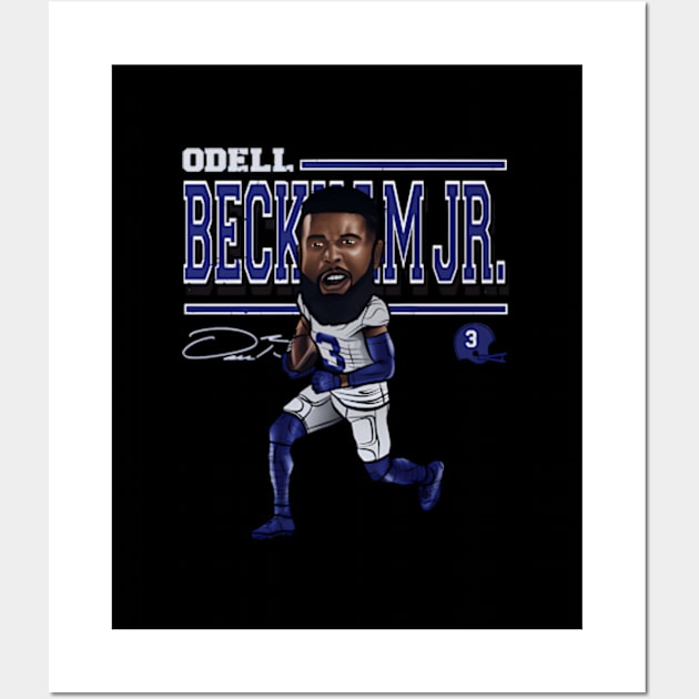 Odell Beckham Jr. Los Angeles R Coon Wall Art by caravalo